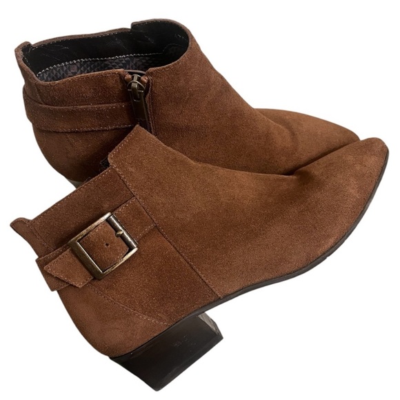Aquatalia Fernn Weatherproof Suede Booties - Picture 3 of 4